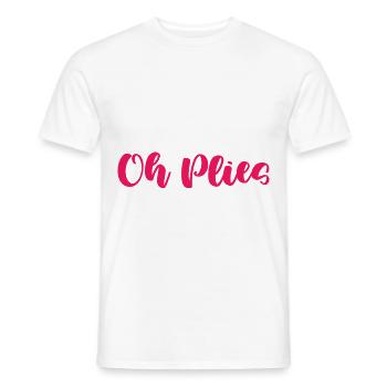 Oh Plies - T-shirt homme - blanc - Devant - AI Model Male 178 dark (178cm)