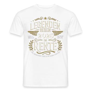 Legends to retire in 2025 Absolutely unique - Men's T-Shirt - white - Front - AI Model Male 178 dark (178cm)