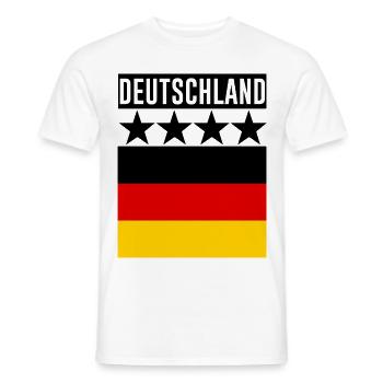 Coupe du monde en Allemagne - T-shirt homme - blanc - Devant - AI Model Male 178 dark (178cm)