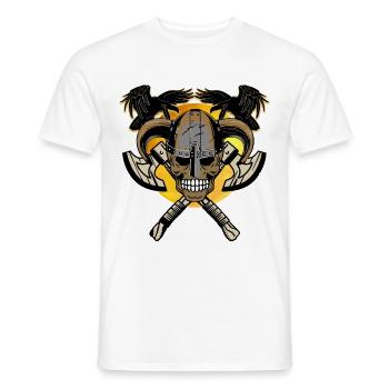 VIKINGS - Männer T-Shirt - Weiß - Vorne - AI Model Male 178 dark (178cm)