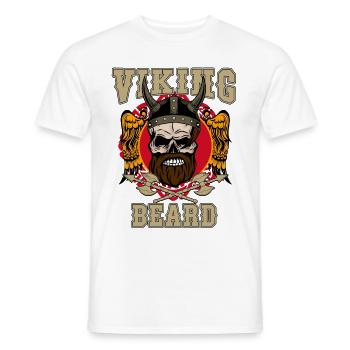 VIKINGS - Männer T-Shirt - Weiß - Vorne - AI Model Male 178 dark (178cm)