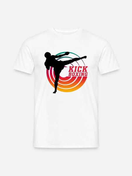 KICKBOXING - Kick Boxer - Men's T-Shirt - white