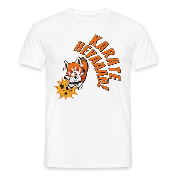 Karaté. Heyaaah! - T-shirt homme - blanc - Devant - AI Model Male 178 dark (178cm)