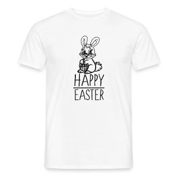 Osterhase - Männer T-Shirt - Weiß - Vorne - AI Model Male 178 dark (178cm)