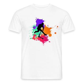 Freestyle-Roller - Männer T-Shirt - Weiß - Vorne - AI Model Male 178 dark (178cm)