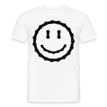 Aurait eu une chaîne de vélo 14 - T-shirt homme - blanc - Devant - AI Model Male 178 dark (178cm)