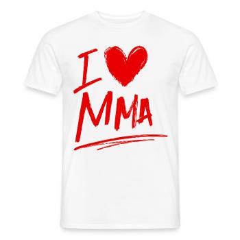 J’aime Mma - T-shirt homme - blanc - Devant - AI Model Male 178 dark (178cm)