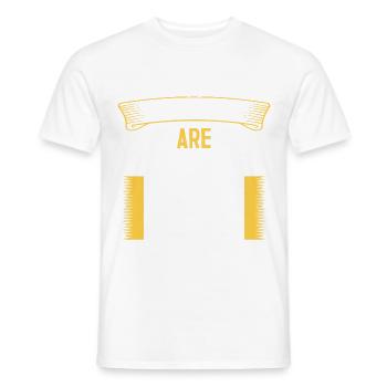 Legends are 40 years old, birthday 40 - Men's T-Shirt - white - Front - AI Model Male 178 dark (178cm)