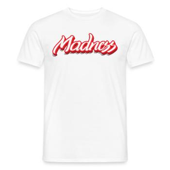 Madness - Men's T-Shirt - white - Front - AI Model Male 178 dark (178cm)