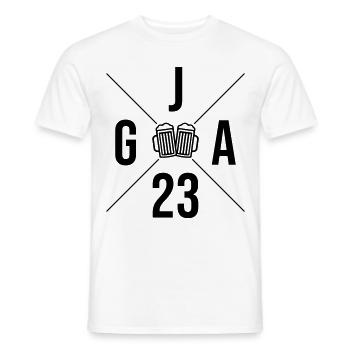 Jga 2023 Junggesellenabschied - Männer T-Shirt - Weiß - Vorne - AI Model Male 178 dark (178cm)