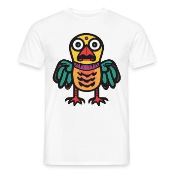Turkey Halloween Animal - Men's T-Shirt - white - Front - AI Model Male 178 dark (178cm)