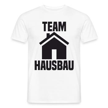 Cadeau de chantier de construction de cérémonie de clôture de client de construction de maison d'équipe - T-shirt homme - blanc - Devant - AI Model Male 178 dark (178cm)
