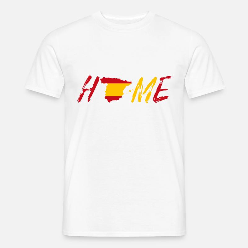 Spanien Home - Männer T-Shirt - Weiß