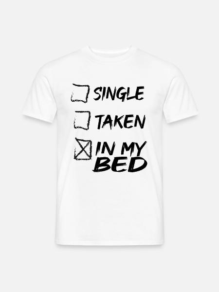 Dans mon lit - T-shirt homme - blanc