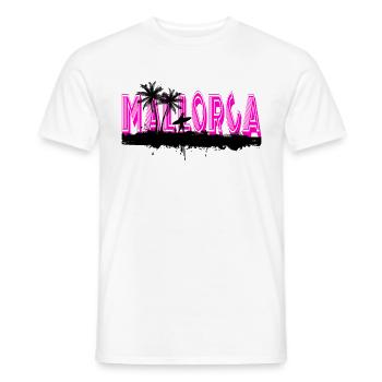 Mallorca Sommer Sonne Strand Meer Palmen Party - Männer T-Shirt - Weiß - Vorne - AI Model Male 178 dark (178cm)