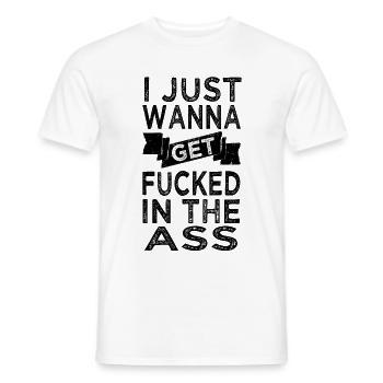 Sexe Proverbe Anal Porno Échangistes - T-shirt homme - blanc - Devant - AI Model Male 178 dark (178cm)