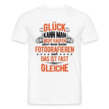 Man Kann Fotografieren Spruch Fotografie Fotograf - Männer T-Shirt - Weiß - Vorne - AI Model Male 178 dark (178cm)