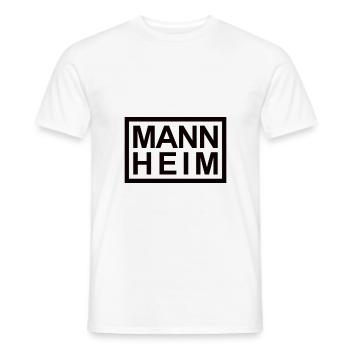 Mannheim - Männer T-Shirt - Weiß - Vorne - AI Model Male 178 dark (178cm)