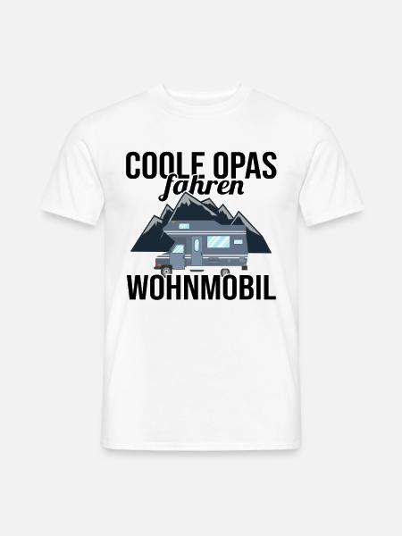 Camping Wohnmobil Camper Geschenk - Männer T-Shirt - Weiß