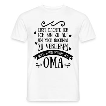 Ich Ich Bin Zu Alt Um Mich Nochmal Zu Verlieben Gr - Männer T-Shirt - Weiß - Vorne - AI Model Male 178 dark (178cm)