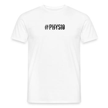 Rehabilitation sports - #Physio - Men's T-Shirt - white - Front - AI Model Male 178 dark (178cm)