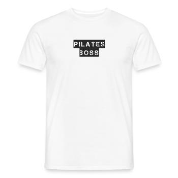 Pilates - Pilates boss - Männer T-Shirt - Weiß - Vorne - AI Model Male 178 dark (178cm)