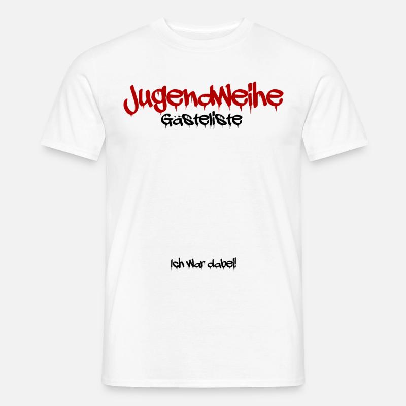 Jugendweihe Jugendliche Graffiti Geschenk - Männer T-Shirt - Weiß