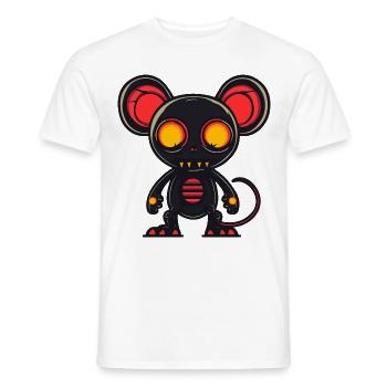 Souris Halloween Animal - T-shirt homme - blanc - Devant - AI Model Male 178 dark (178cm)