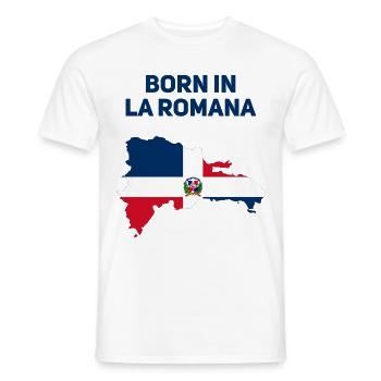 La Romana Dominikanische Republik - Männer T-Shirt - Weiß - Vorne - AI Model Male 178 dark (178cm)