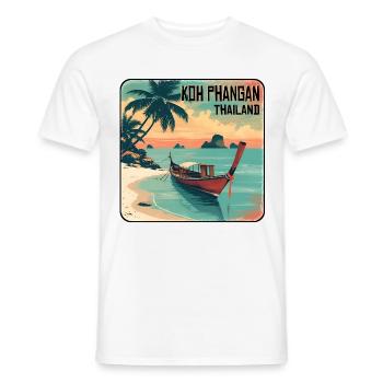 Koh Phangan Thailand - Männer T-Shirt - Weiß - Vorne - AI Model Male 178 dark (178cm)