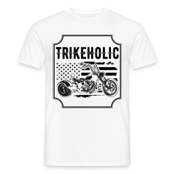 Trike - Men's T-Shirt - white - Front - AI Model Male 178 dark (178cm)