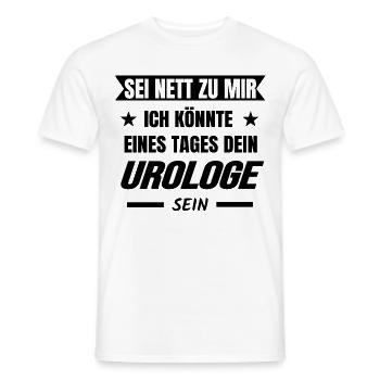 Urologe Mediziner Urologie - Männer T-Shirt - Weiß - Vorne - AI Model Male 178 dark (178cm)