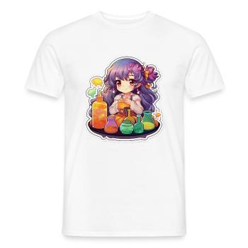 Alchemy in Color - Männer T-Shirt - Weiß - Vorne - AI Model Male 178 dark (178cm)