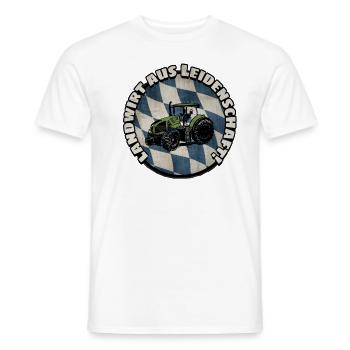 Un fermier passionné - T-shirt homme - blanc - Devant - AI Model Male 178 dark (178cm)