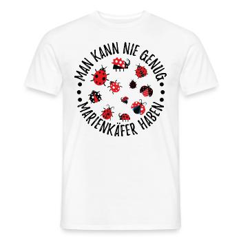 Marienkäfer Flügel Marienkäferflügel Maikäfer - Männer T-Shirt - Weiß - Vorne - AI Model Male 178 dark (178cm)