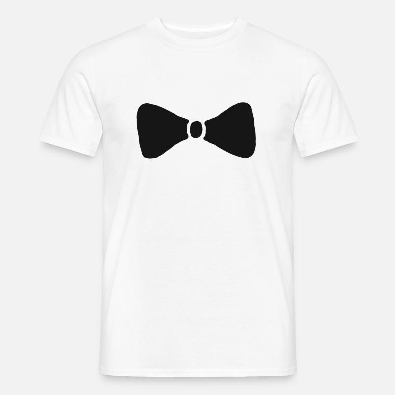 Fliege Anzug Schick Geschenk - Männer T-Shirt - Weiß
