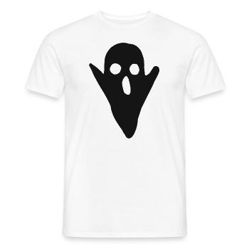 Fantôme fantôme costume fantôme halloween fantôme - T-shirt homme - blanc - Devant - AI Model Male 178 dark (178cm)