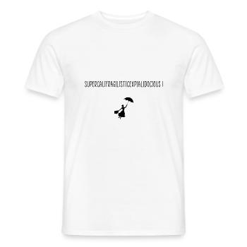 Produit Mary Poppins - T-shirt homme - blanc - Devant - AI Model Male 178 dark (178cm)