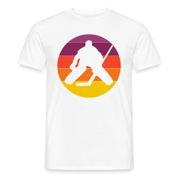 Hockey sur glace Équipe Sports d'hiver Hockey sur glace Hockey sur glace - T-shirt homme - blanc - Devant - AI Model Male 178 dark (178cm)