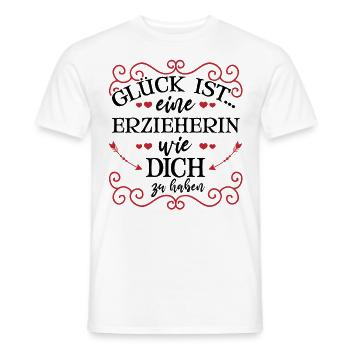 Erzieherin - Männer T-Shirt - Weiß - Vorne - AI Model Male 178 dark (178cm)