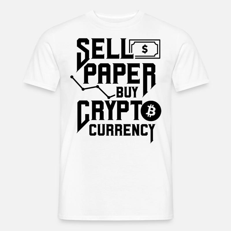 Cryptowährung Crypto Trader Kryptowährung Krypto - Männer T-Shirt - Weiß