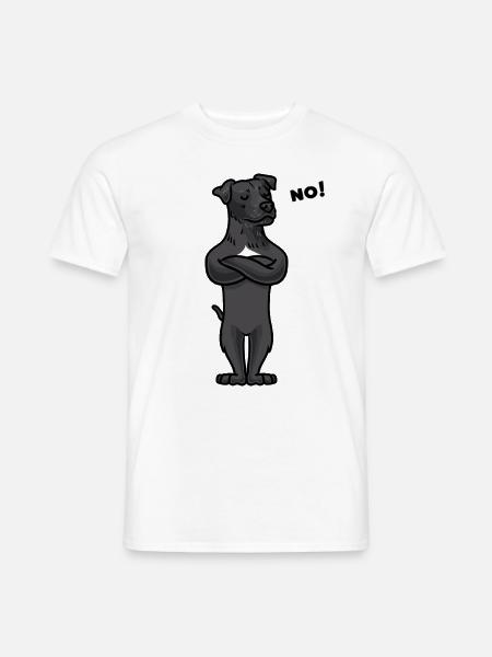 Patterdale Terrier Dog - Men's T-Shirt - white