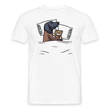 Bavarian mountain hound - Men's T-Shirt - white - Front - AI Model Male 178 dark (178cm)