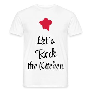 cook - Men's T-Shirt - white - Front - AI Model Male 178 dark (178cm)