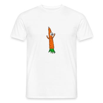 Carotte Carotte betterave carotte Car - T-shirt homme - blanc - Devant - AI Model Male 178 dark (178cm)