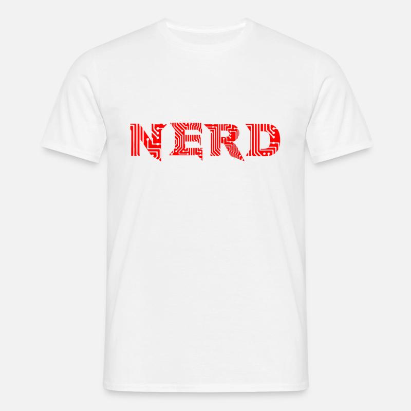 Computer Nerd - Männer T-Shirt - Weiß
