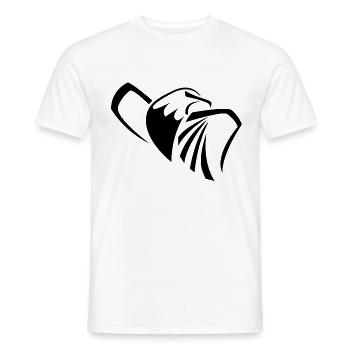 eagle - Men's T-Shirt - white - Front - AI Model Male 178 dark (178cm)