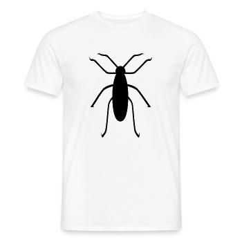 insect - Men's T-Shirt - white - Front - AI Model Male 178 dark (178cm)