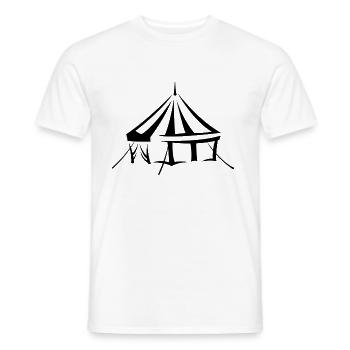 cirque - T-shirt homme - blanc - Devant - AI Model Male 178 dark (178cm)