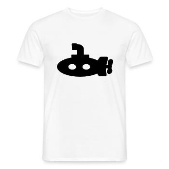 sous-marin - T-shirt homme - blanc - Devant - AI Model Male 178 dark (178cm)